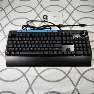 AUKEY KMG17 Mechanical Keyboard Blue Switches 104key with Volume Control Button